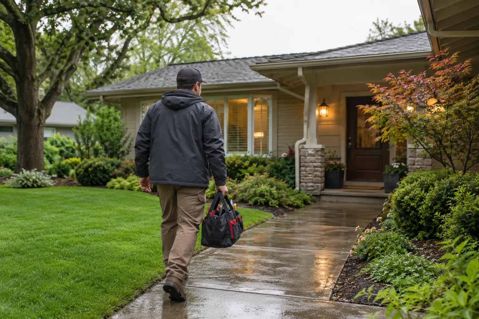 A bungalow-style home with a tidy yard in the Pevely area